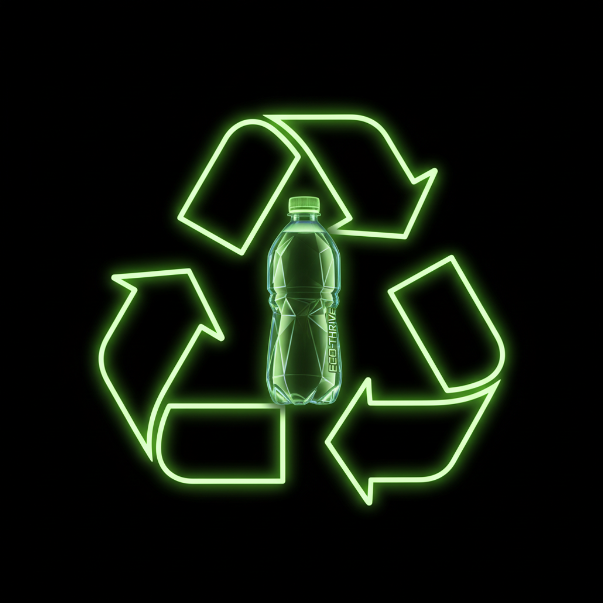 Edge-to-edge recycling icon